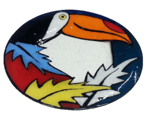 Glass Plate - Tucan